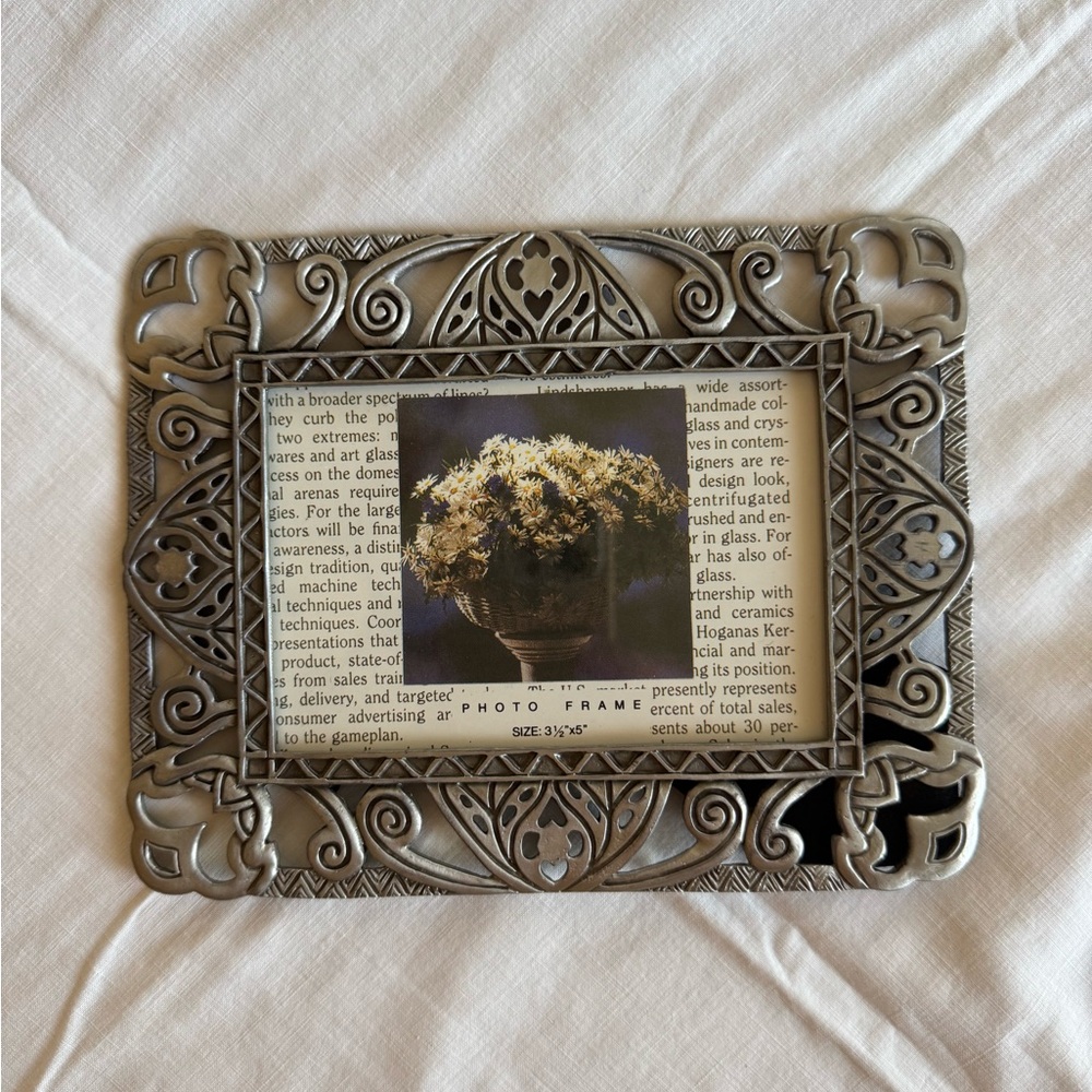Early 2000s Faux Pewter Frame